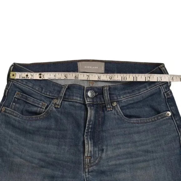 Everlane Cropped Ankle Denim Jeans Blue Medium Wash Size 26 - Picture 7 of 9